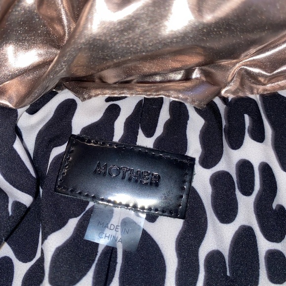 MOTHER rose gold puffer coat - Picture 3 of 7